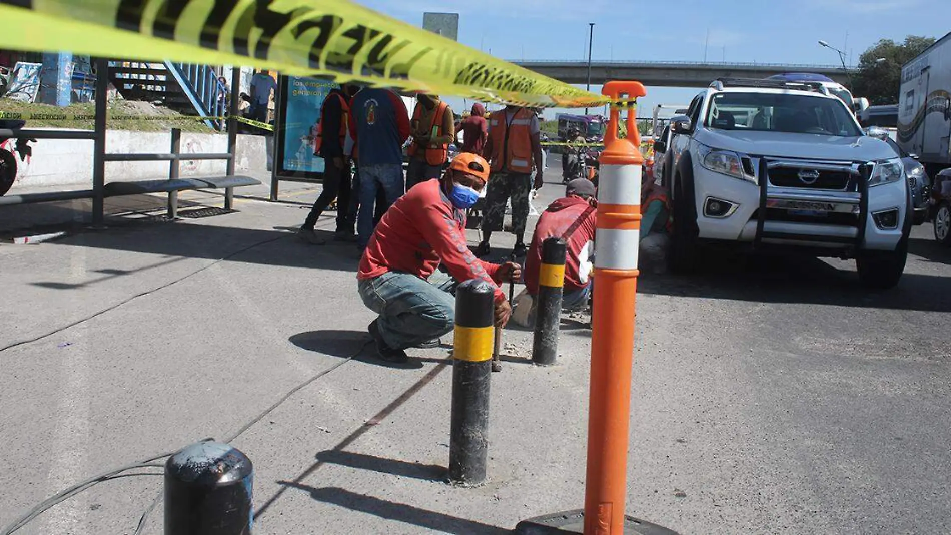 Debido a que no tienen funcionalidad serán retirados los bolardos y biciestacionamientos de la colonia Jardines de San Manuel